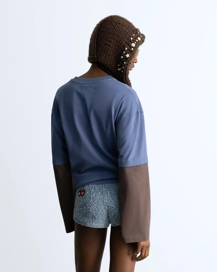 Hanami Long-Sleeve Tee Blue