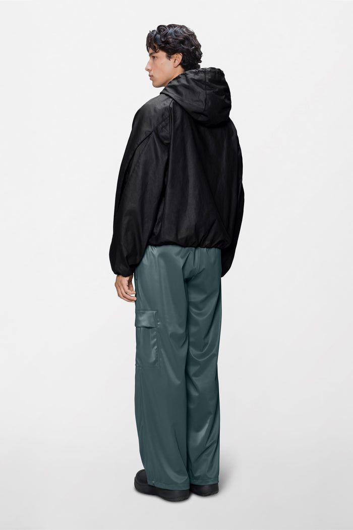 RAINS Heavy Woven Jacket Black Jacket