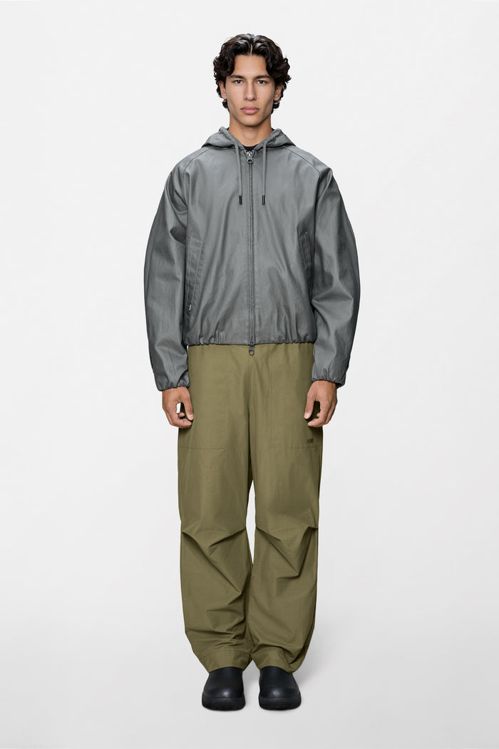 RAINS Heavy Woven Jacket Asphalt Jacket