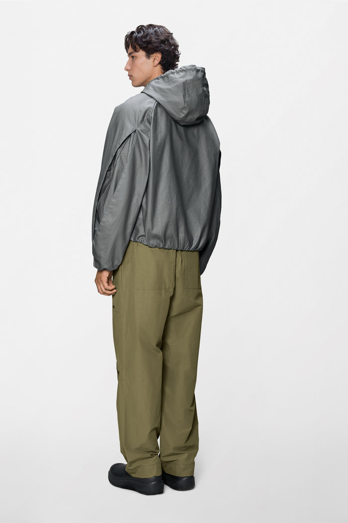 RAINS Heavy Woven Jacket Asphalt Jacket