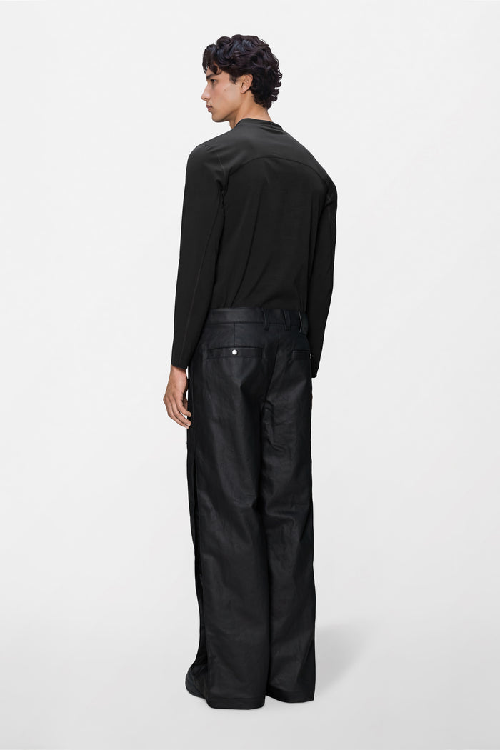 RAINS Heavy Woven Pants Straight Black Pants