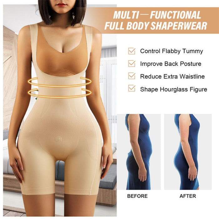 Waist Trainer Jumpsuit | Slimming Jumpsuit | Iamskin.com