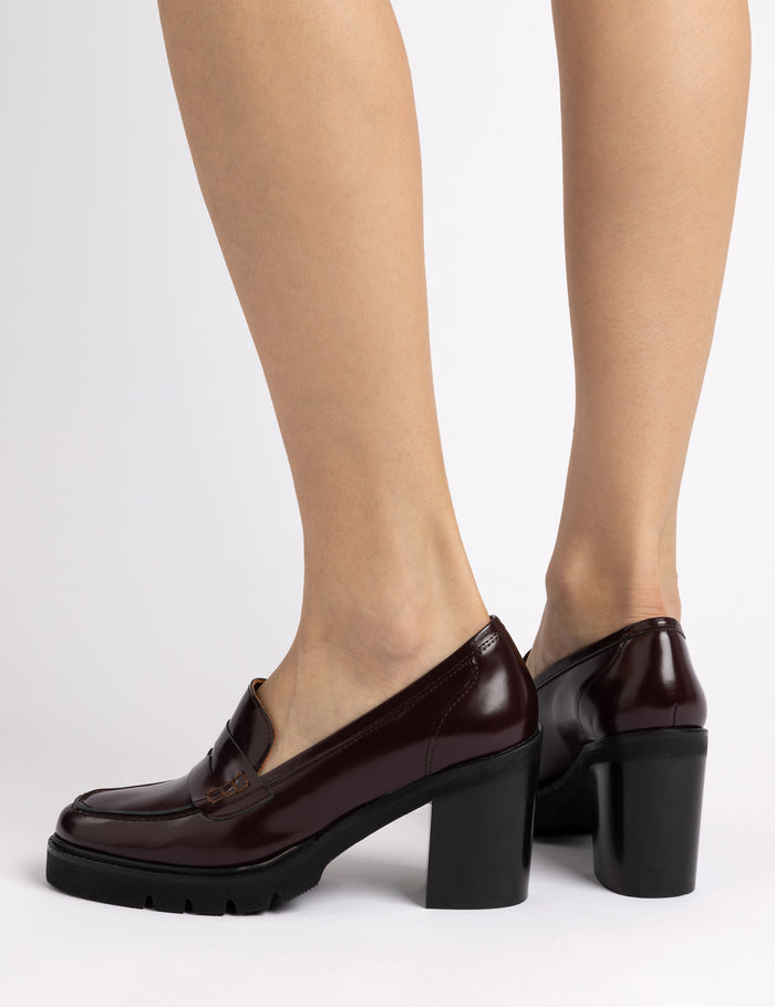 High Stirling Leather Loafer