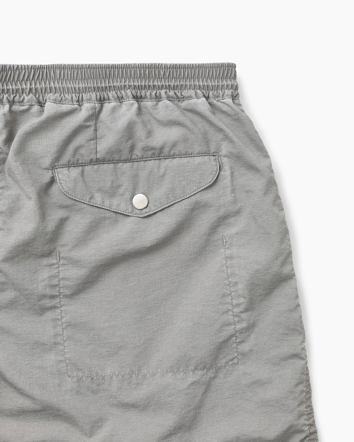 Hiker Easy Shorts Nylon Ripstop Pigment Dye Gray