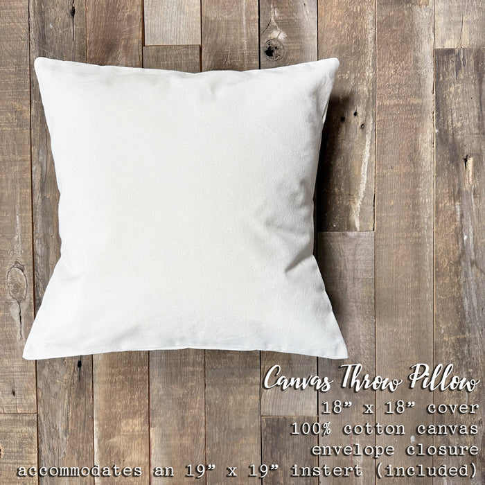 His Mercies are New Every Morning - Square Canvas Pillow