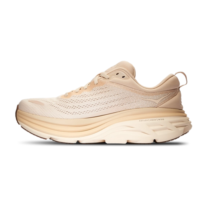 Hoka One Men's Bondi 8 Running Shoes Vanilla 1123202-SHF