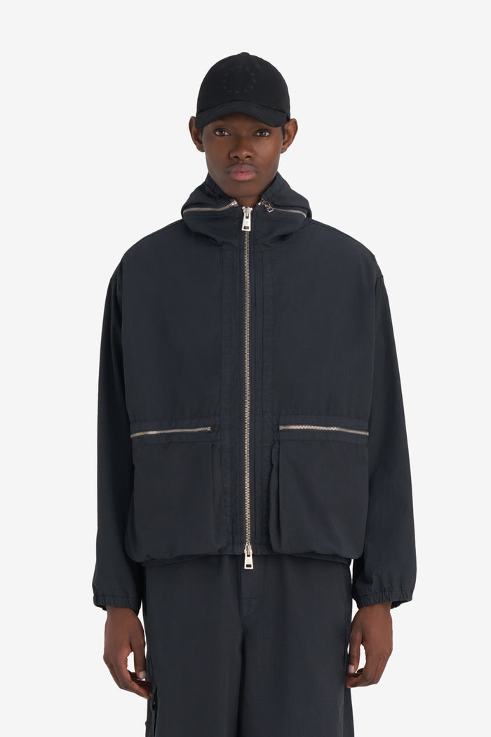 HOODED BLOUSON 42 / ANTHRACITE
