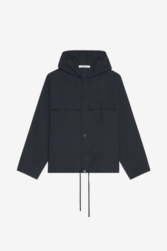 HOODED SHIRT 42 / BLACK