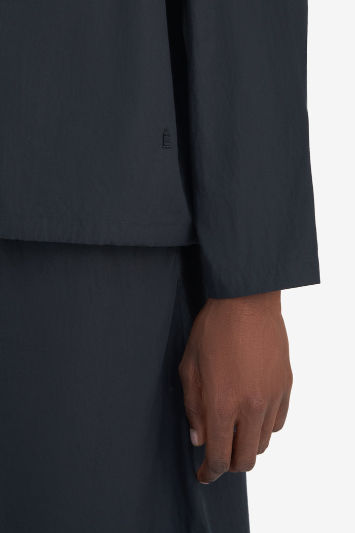 HOODED SHIRT 42 / BLACK