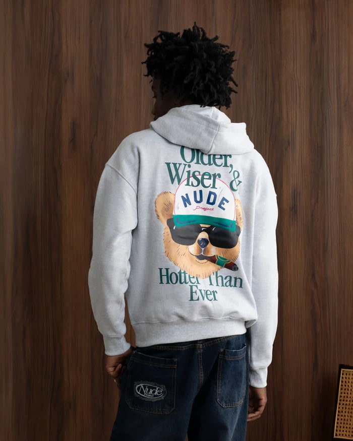 Hot Hoodie Grey Melange