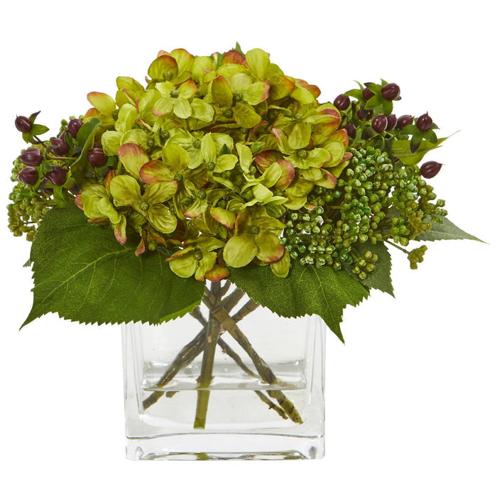 Hydrangea Artificial Arrangement (Set of 2)