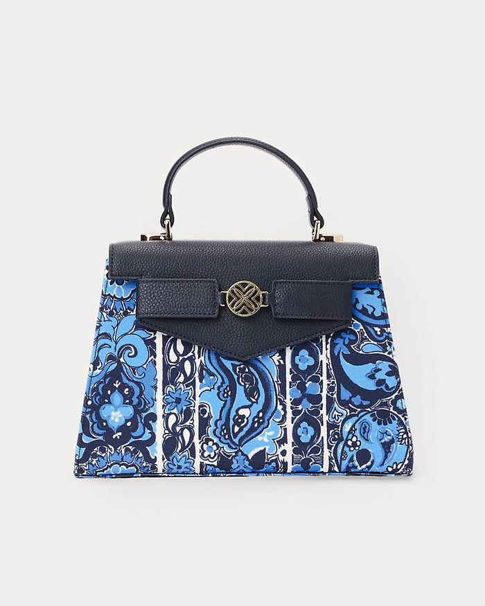 Lilly Pulitzer - Irvine Top Handle Bag - Low Tide Navy The Casbah