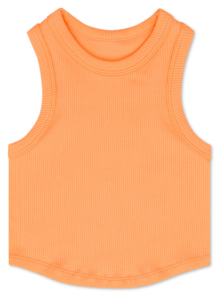 Iscream - Cropped Racer Back Top - Melon (Final Sale)