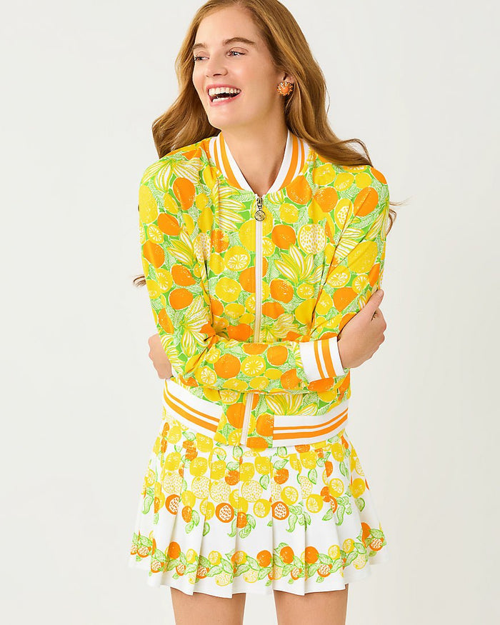 Lilly Pulitzer - Jaydea Jacket Upf 50 Plus - Island Palm Zesty