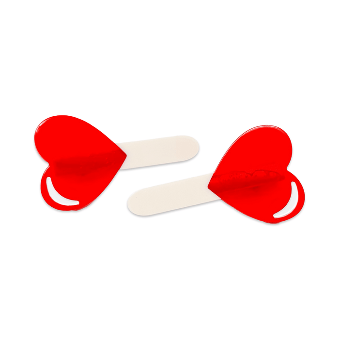 Jenny Lemons Alligator Hair Clip Set - Heart Lollipop