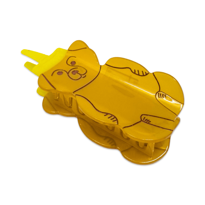 Jenny Lemons Hair Claw Clip - Large Honey Bear