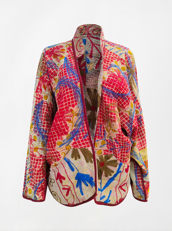 kantha vintage short jacket vedika (summer)