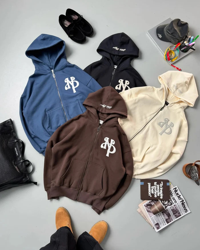 Kill Bill Zip-Up Hoodie Ash