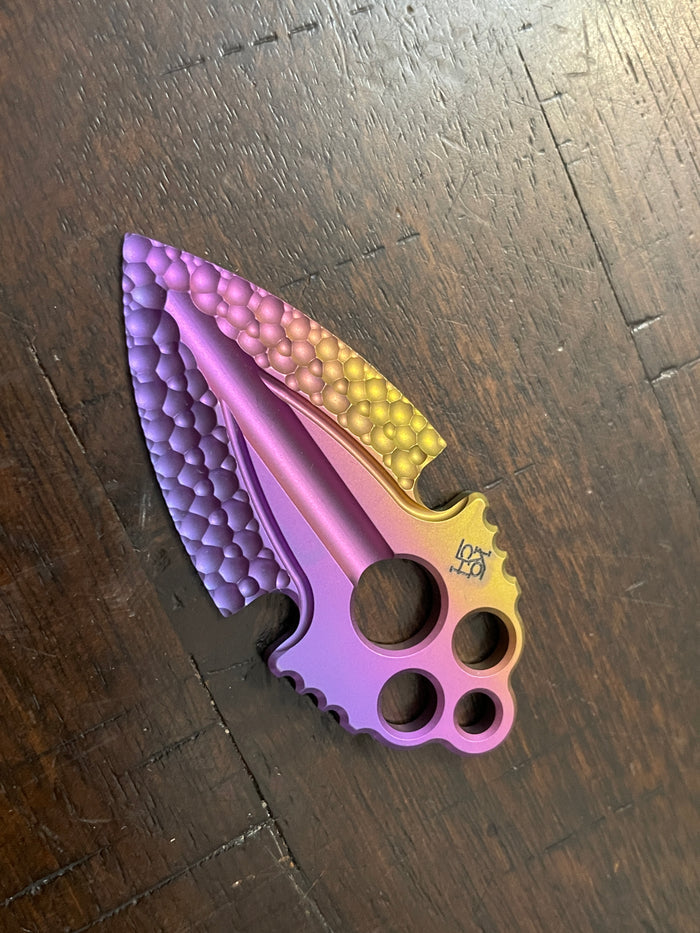 Koch Tools Titanium Artifakt — finish detail — Empire Outfitters