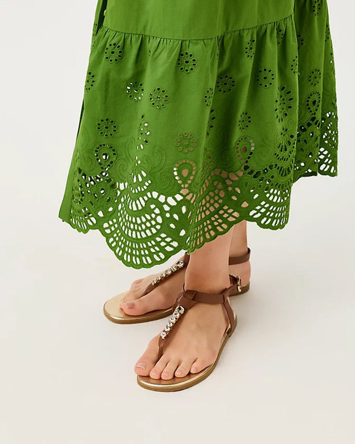 Lilly Pulitzer - Kroix Sandal - Gold Metallic