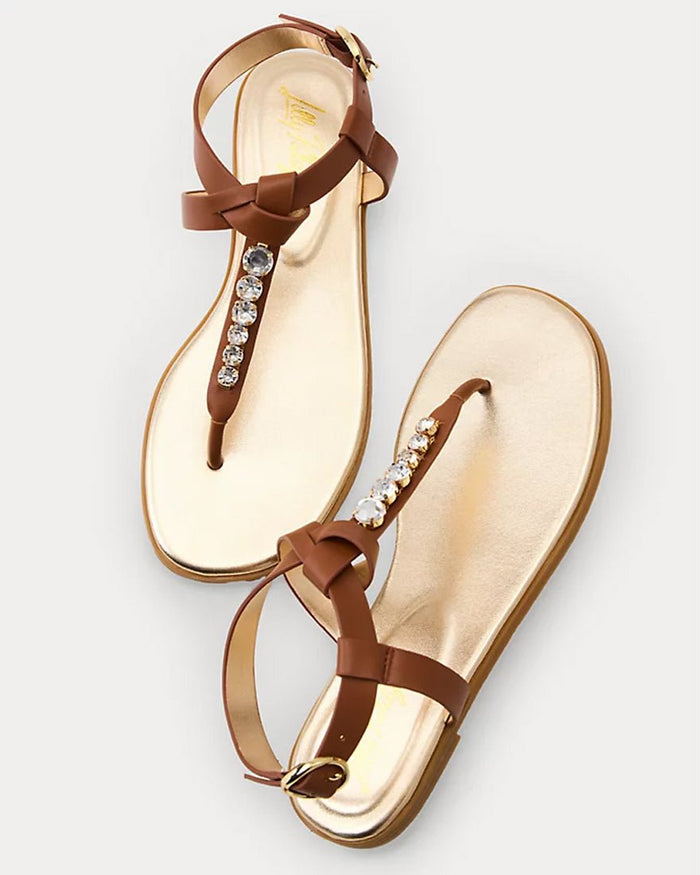 Lilly Pulitzer - Kroix Sandal - Gold Metallic