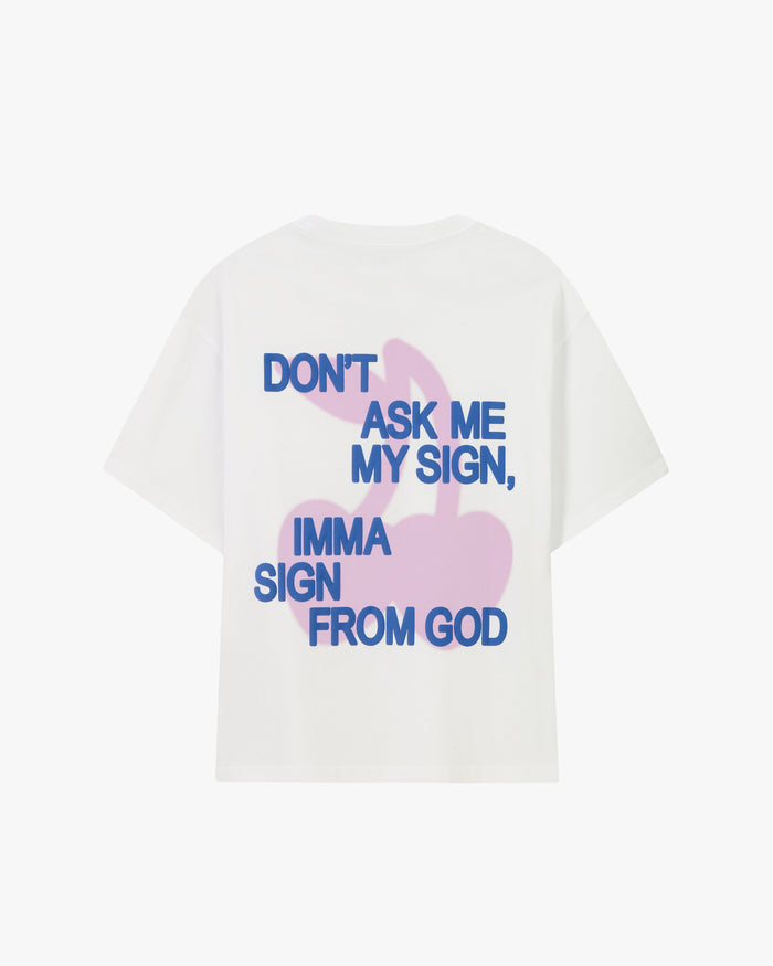 Ladder Tee Off-White