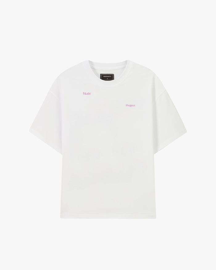 Ladder Tee Off-White
