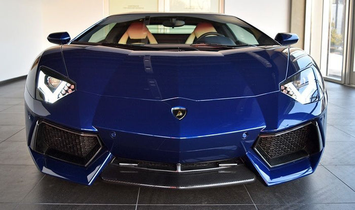 Lamborghini 0054 Blu Hera Basecoat With Reducer Quart (Basecoat Only) Kit