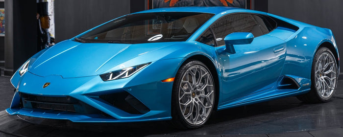 Lamborghini 0322 Blu Arione Basecoat Clearcoat Quart Complete Paint Kit