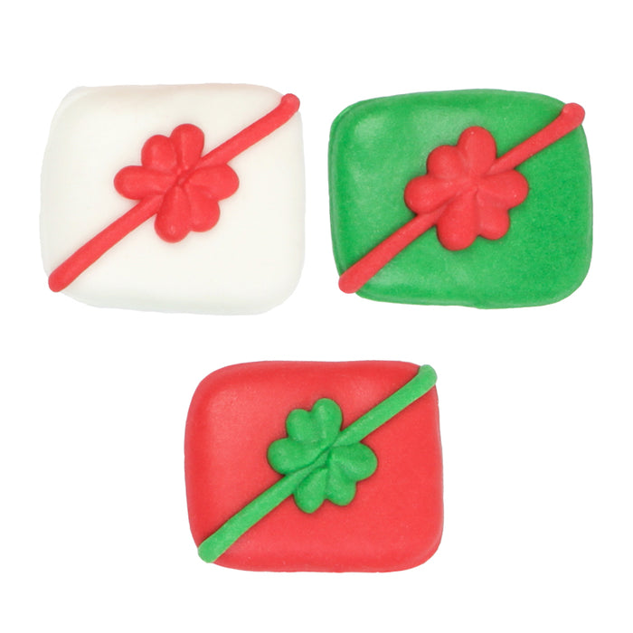 Large Christmas Gifts Royal Icing Decor