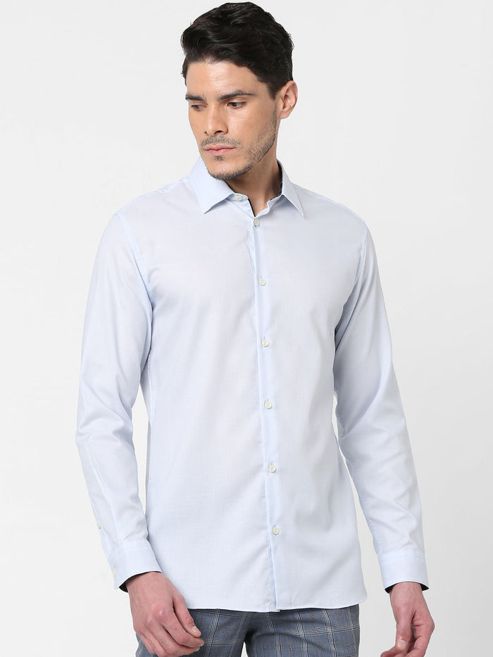 Light Blue Full Sleeves Shirt