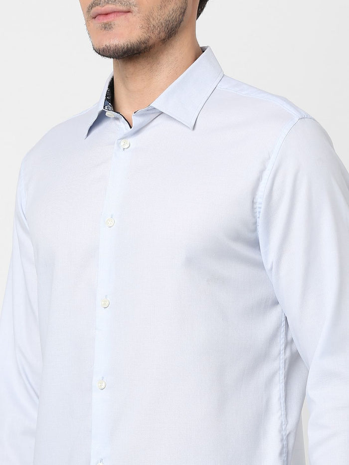 Light Blue Full Sleeves Shirt