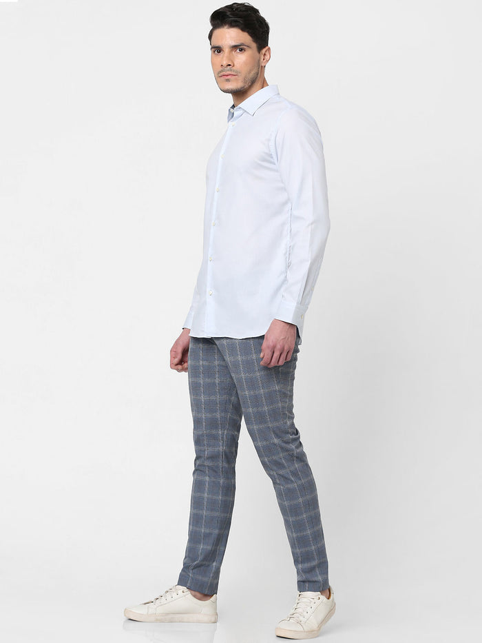 Light Blue Full Sleeves Shirt