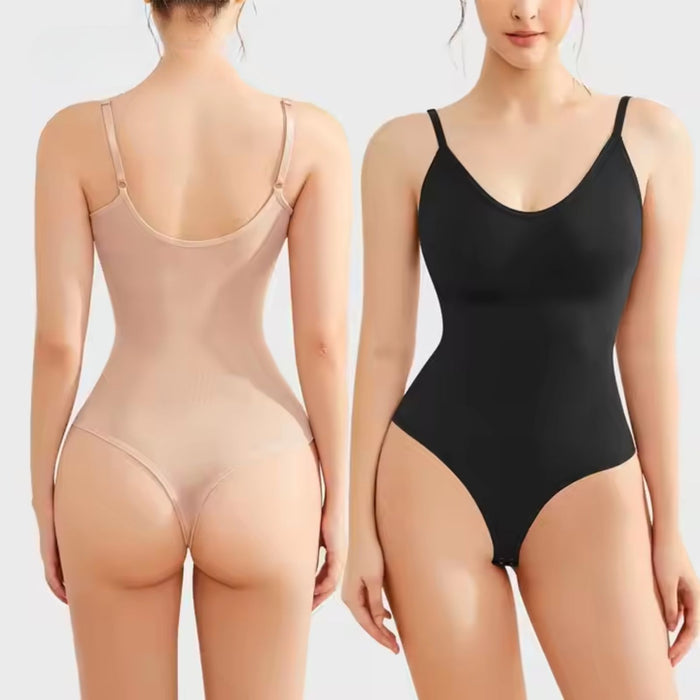Light Tummy Control Full Body Corset Waist Bodysuit Shapewear