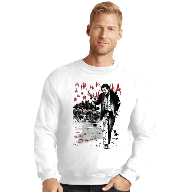 Crewneck Sweater, Unisex / Small / White
