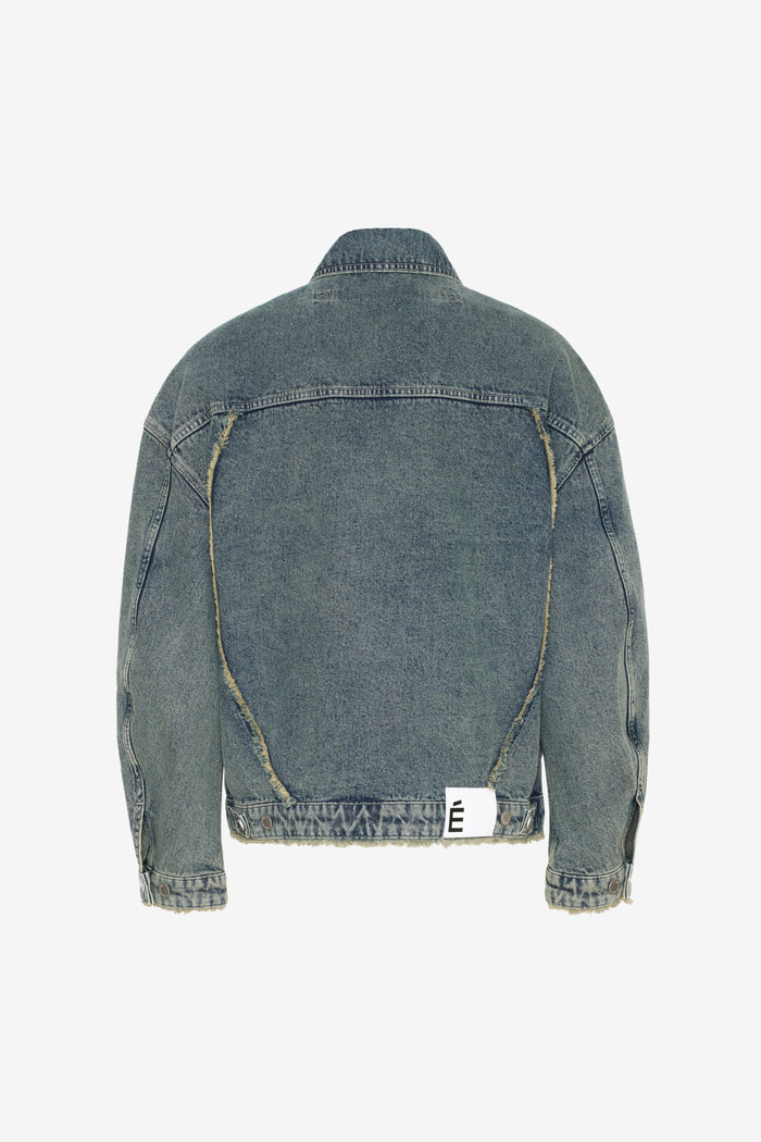LOOSE DENIM JACKET ACID