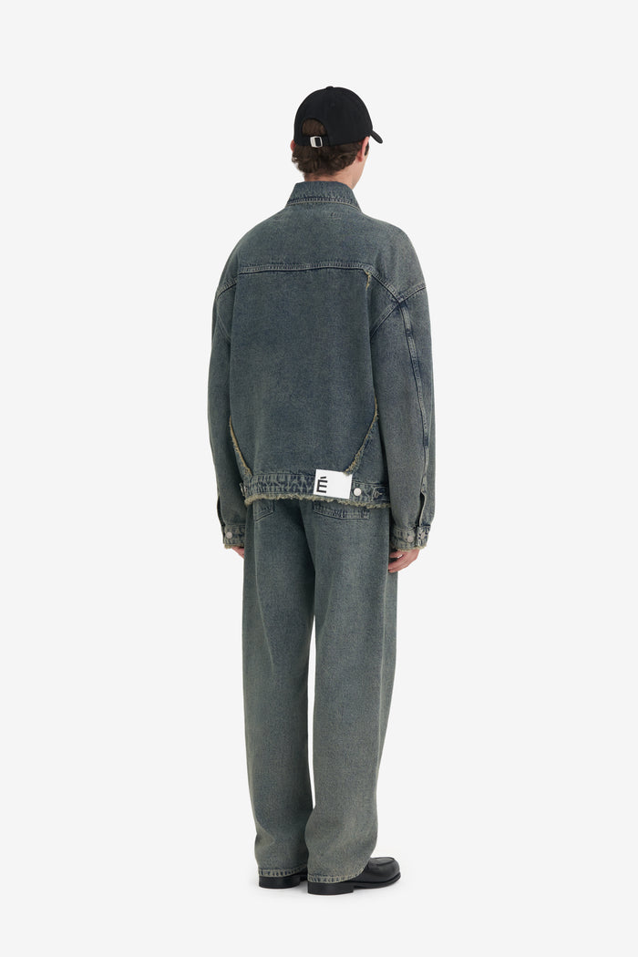 LOOSE DENIM JACKET ACID