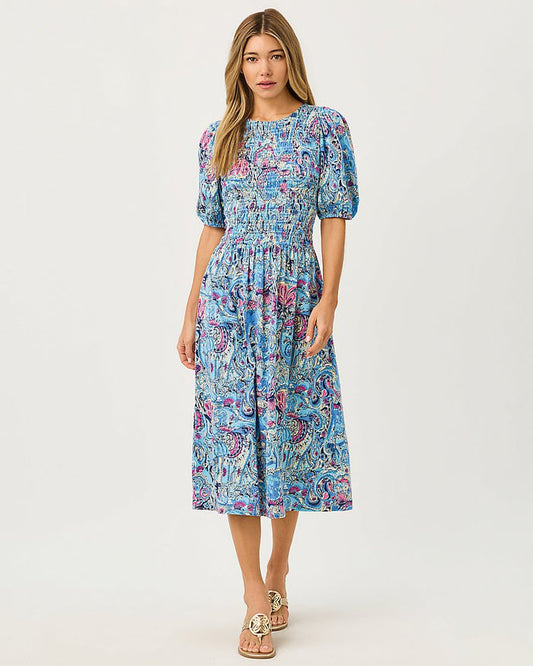 Lilly Pulitzer - Lucila Midi Dress - Multi Paisley Parade