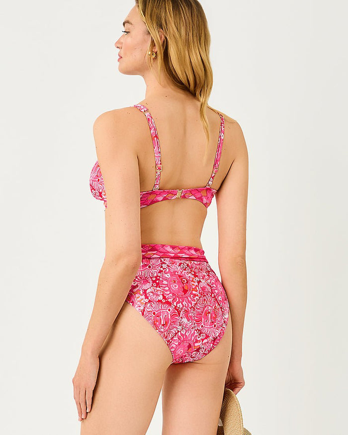 Lilly Pulitzer - Lyall High Waisted Bikini Bottom - Paradise Punch Jims Stuff