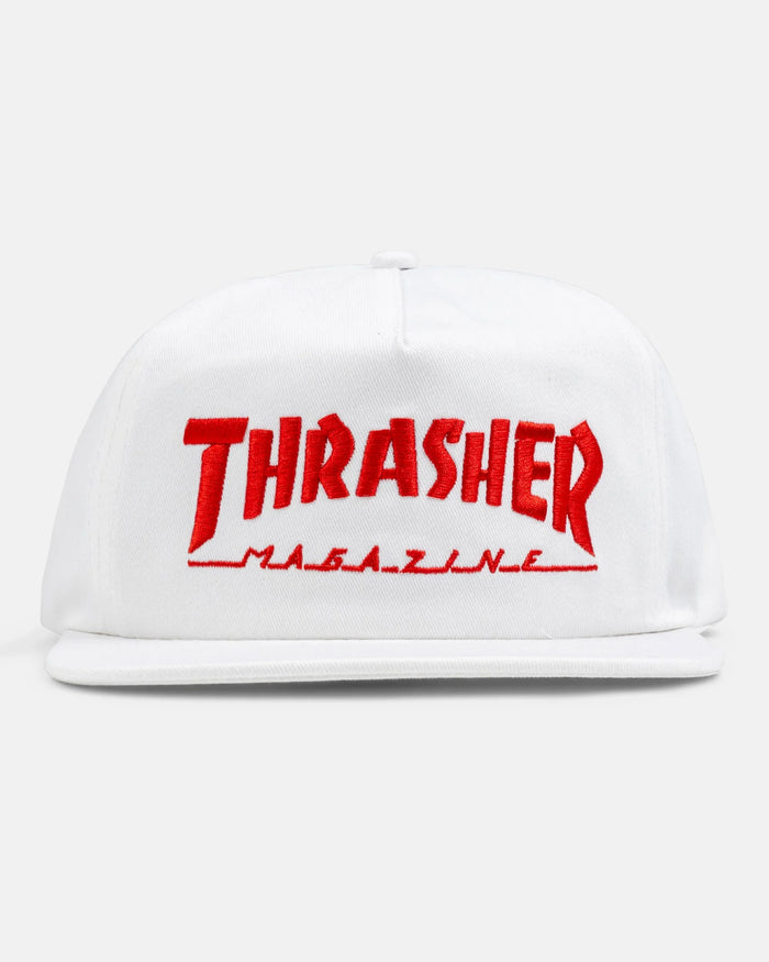 MAG LOGO - SNAPBACK - WHITE - Four Street