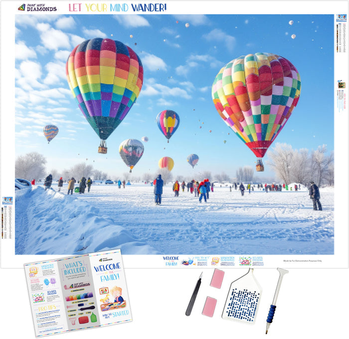 Magical Winter Hot Air Balloon Festival