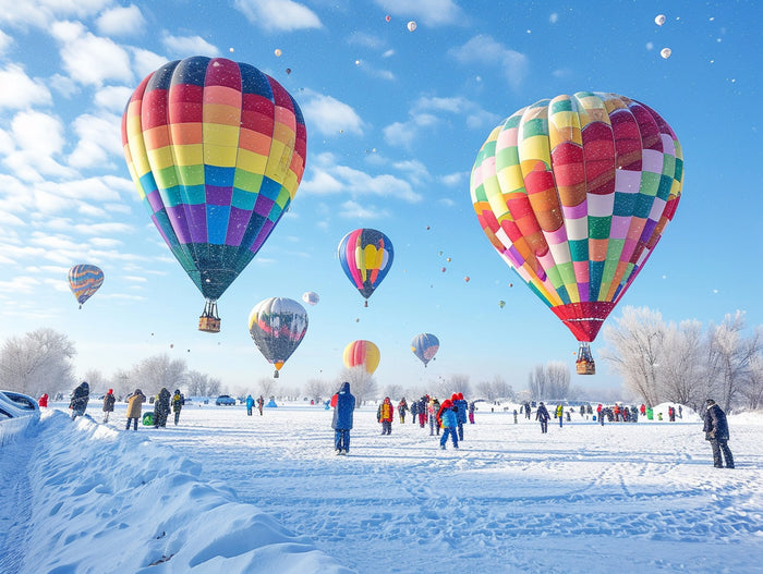 Magical Winter Hot Air Balloon Festival