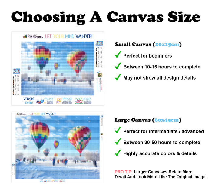 Magical Winter Hot Air Balloon Festival
