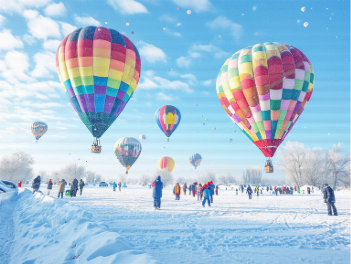 Magical Winter Hot Air Balloon Festival