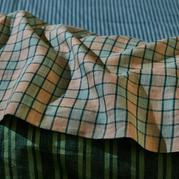 Marquis Linen Sheets - Jade Flat Sheet / Single