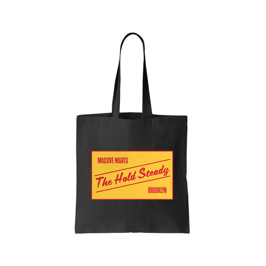 the hold steady Massive Nights - Black Tote Bag