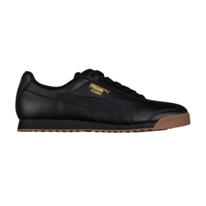Puma Men’s Roma Classic Gum Sneakers Black  – 366408-02