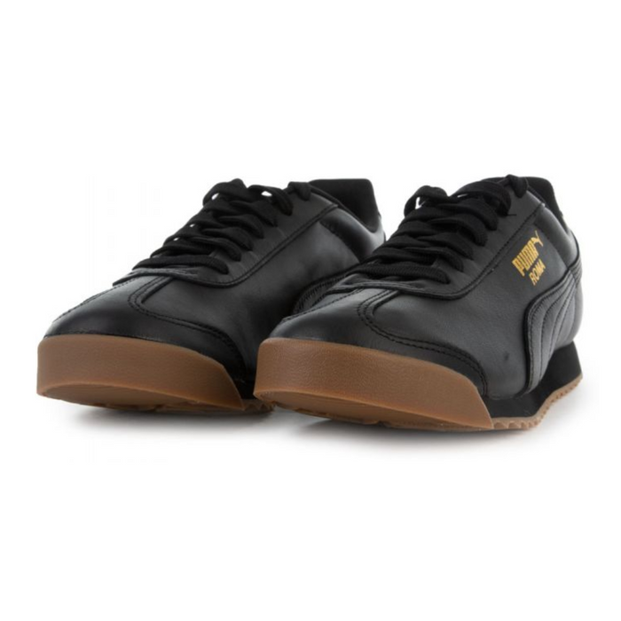 Puma Men’s Roma Classic Gum Sneakers Black  – 366408-02