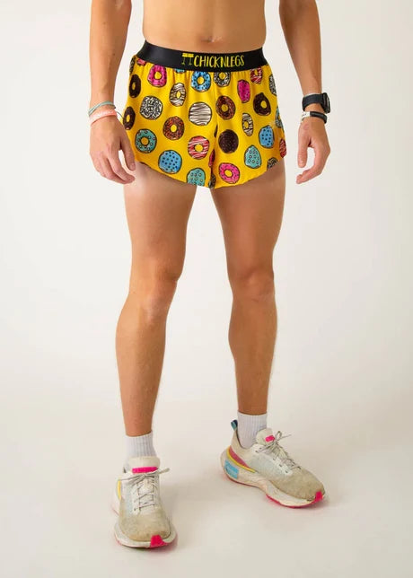 Men's Salty Donuts 2" Split Running Shorts