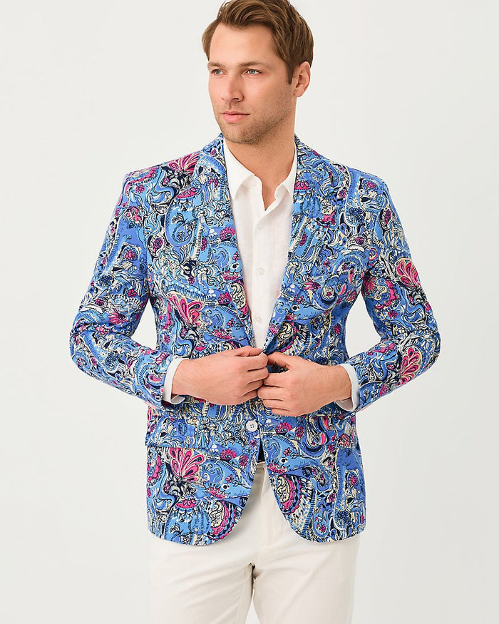 Lilly Pulitzer - Mens Stuff Flagler Blazer - Multi Paisley Parade
